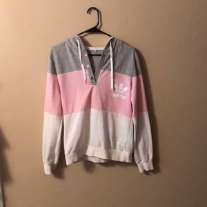 color block hoodie